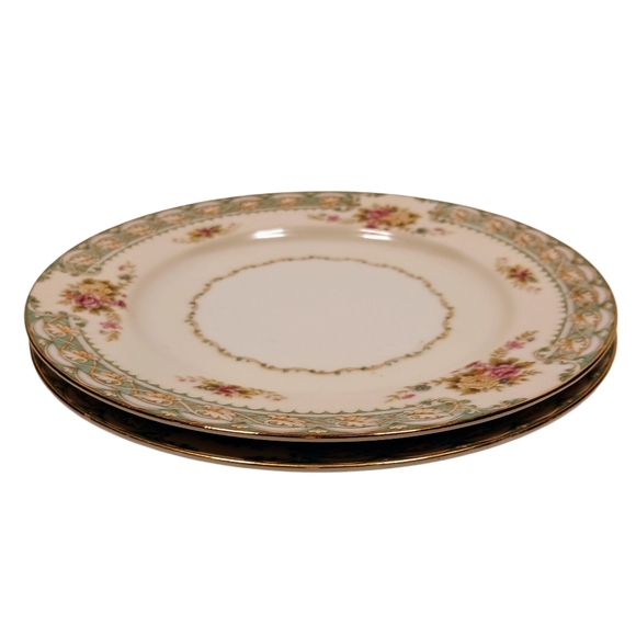 Two FOOTO Occupied Japan Salad, Bread & Butter, Dessert Plates 7-1/4" EUC - Picture 3 of 14